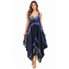 Rayon OS  Tie Tassel Harem Overall Jumpsuit KTN215