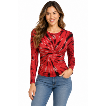 Tie Dye Long Sleeve Top  KTP101