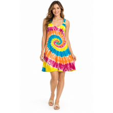 Tie Dye Tunic Dress  KTP2127