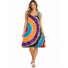 Tie Dye Tunic Dress  KTP2128