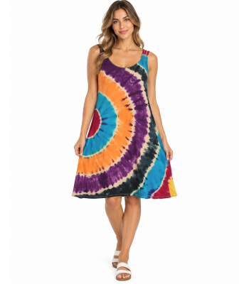 Tie Dye Tunic Dress  KTP2128 