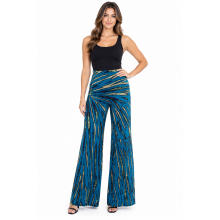Rayon Tie Dye with Grey Line  Pant KTP862