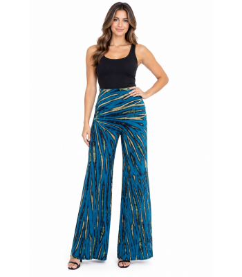 Rayon Tie Dye with Grey Line  Pant KTP862 