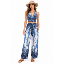Rayon Paisley Top and Pant Set KTY426