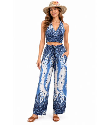 Rayon Paisley Top and Pant Set KTY426 