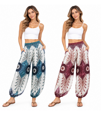 Floral Eye Bottom Coser Assorted Yoga Pant  KTY517 