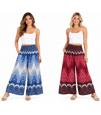 Floral Eye Artwork Assorted  Palazzo Pant  KTY518