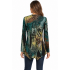 Women's  Gold  V-neck Top  KV8148