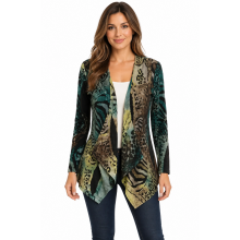 Women's  Gold  V-neck Top  KV8148