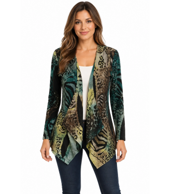 Women's  Gold  V-neck Top  KV8148 