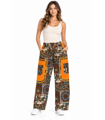 Cotton Multi Patch Box Pocket Mushroom Pant NC40 
