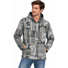Cotton Patchwork Geometric Mandala Earthy Tone Mountain Jacket NC59