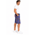 Cotton Denim Multi Patch Box Pocket Swirl Short R25795