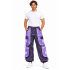 Cotton Multi Patchwork Purple land Swirl Sun Moon Pant R25920