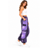 Cotton Multi Patchwork Purple land Swirl Sun Moon Pant R25920