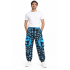 Cotton Multi Blue Patch pocket Celtic Star Yoga Pant R26014