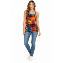 Cotton Tie Dye Tank Top Wholesale (RC156)