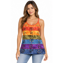 Cotton Multi Color  Tank Top RI1570A