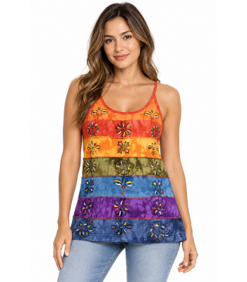 Cotton Multi Color  Tank Top RI1570A