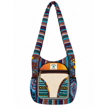 Cotton Hemp Mini Side Pocket  Bag RIB24218