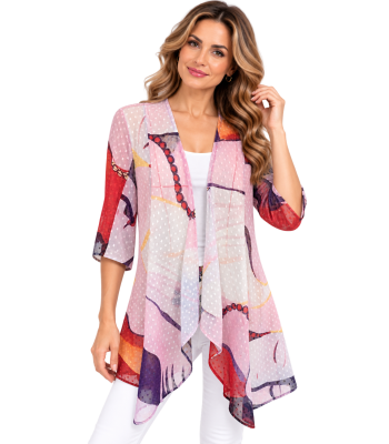 Multi Color Open Cardigan  RK2195