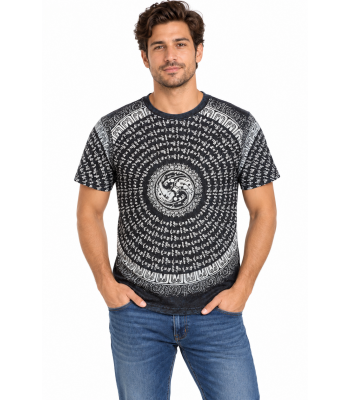 Cotton Stonewash Mantra Yoga T shirts S106