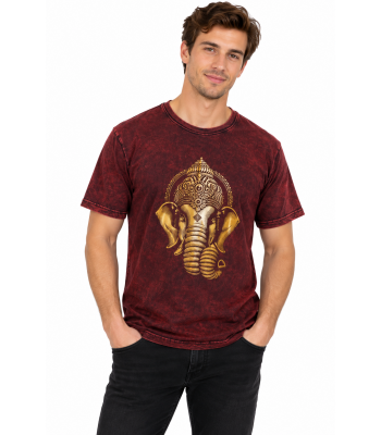 Cotton Stonewash Ganesha Wisdom T shirts S108 