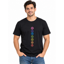 Cotton Stonewash Seven Chakra T shirts S139
