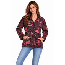 Cotton Multi Patchwork Razor Cut Grand Canyon Jacket SF33