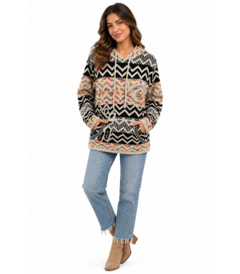 Women's Hooded Pullover sweater (KF2206)