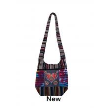Cotton Multi Patch  Razor  cut Peace Heart Mini Bag KFC2827