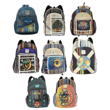 Hemp / Cotton  Himalayan Backpack Assorted