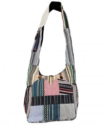 Cotton Multi Pocket Sling Bag FB224 