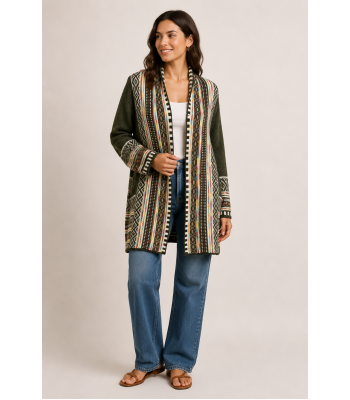 Women's Boho Vintage Cardigan Sweater (KF2178)