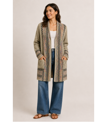 Women's Boho Vintage Cardigan Sweater (KF2183)