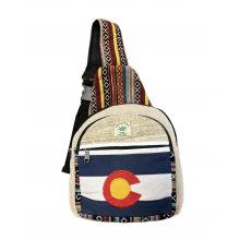 Cotton Hemp Colorado Sling Crossbody Bag CO816