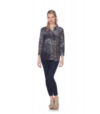 Women's Burnout Tunic Top  KV1817 