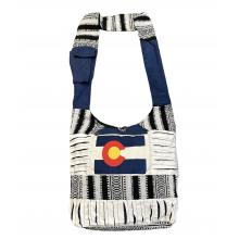 Cotton Hemp Razor Cut Patchwork  Colorado Bag Wolesale (RIB2018)