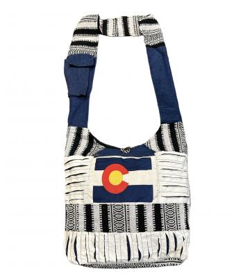 Cotton Hemp Razor Cut Patchwork  Colorado Bag Wolesale (RIB2018)