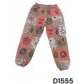 Cotton Multi Patchwork Block Print Mountain Pants  D1555