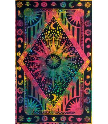 Tie-Dye Center of the Universe Tapestry (B448D)