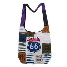 COTTON RAZOR CUT MULTI ROUTE 66 BAG RT95