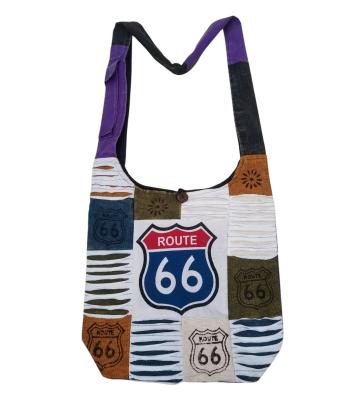 COTTON RAZOR CUT MULTI ROUTE 66 BAG RT95