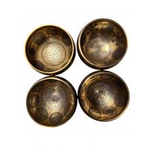 Antique Laser carving Singing Bowls  SB17