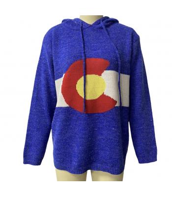 Colorado Hooded Pullover Sweater (KF2297)