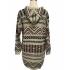 Women's Hooded  Open Front Cardigan (KF2192)