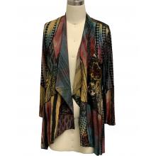 Women's  Gold Coin Long Cardigan  KV8214