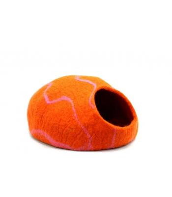 Orange Round Cat Cave (KC24)