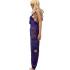 Cotton Purple Mushroom Palazzo Overall D1440