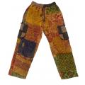 Cotton Multi Color Patchwork Kantha Pant D1469